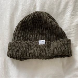 Coal army green beanie OS